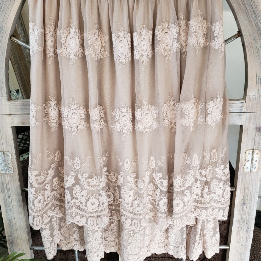 Indigo Soul Vintage Taupe SKIRT NWT